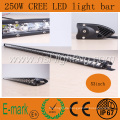 53inch New Item 250W CREE LED Light Bar, Spot Flood Combo 5W X 25PCS Auto Auto Truck 4X4 Jeep Offroad Driving Nebelkopf Arbeitslampe NSL-25050m-250W IP67 CE RoHS